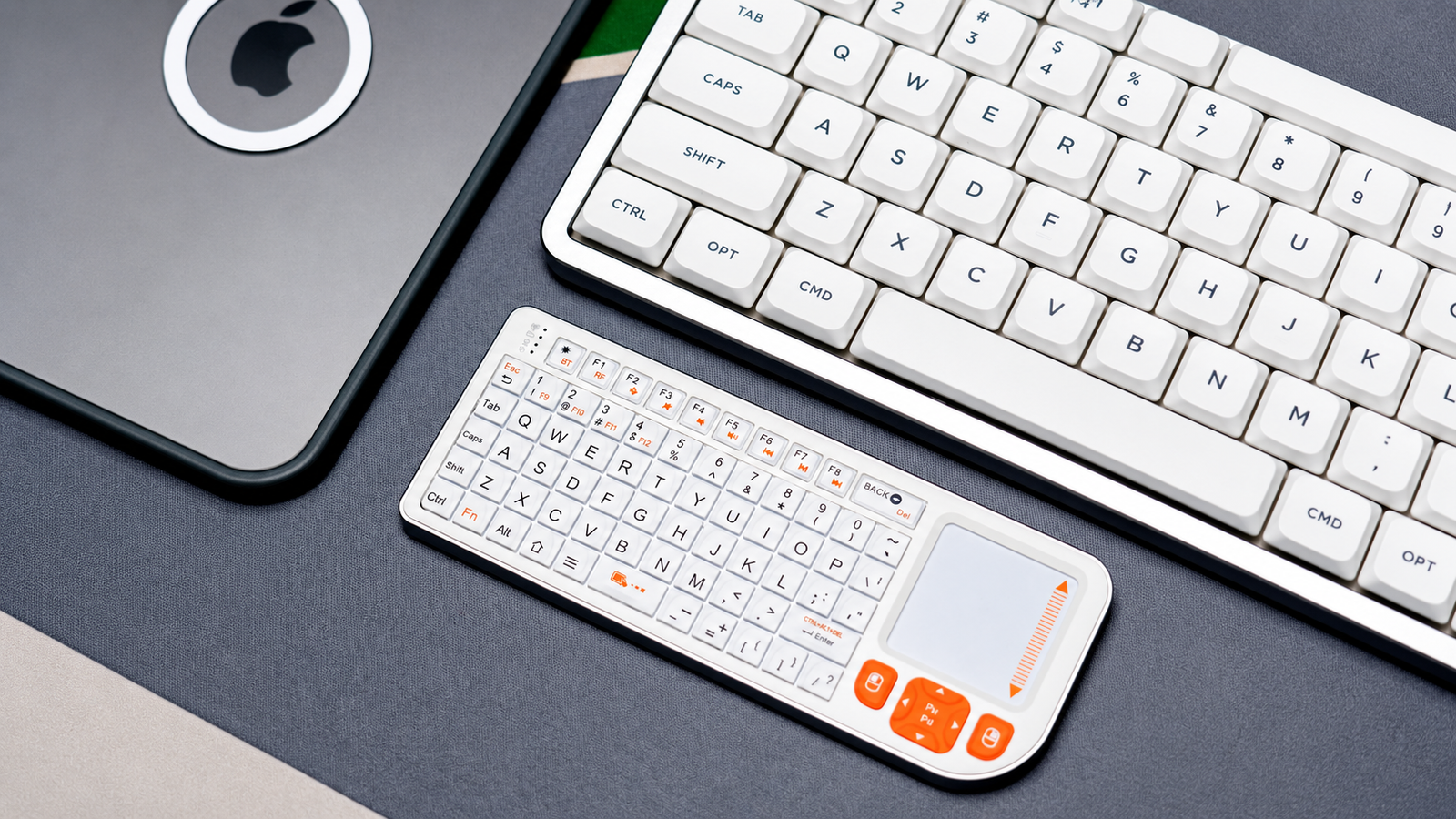 Mini keyboard and tablet lifestyle product image