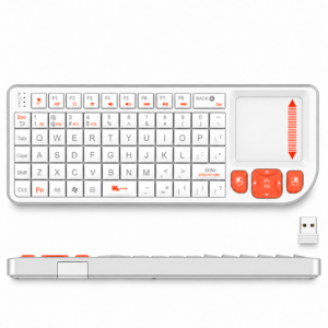 Mini Bluetooth Keyboard with Built-In Touchpad