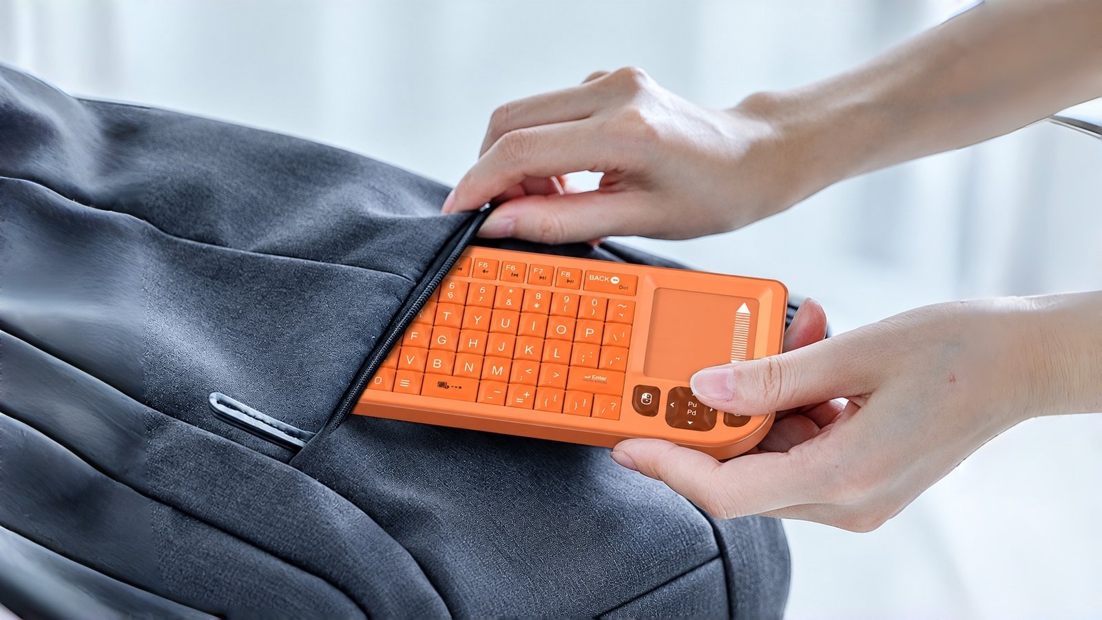 Mini keyboard portability product photo